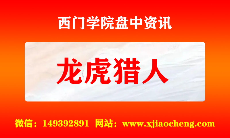 龙虎猎人 实时盘中直播圈子实盘资讯官方付费直播 钉钉群实时转发无延迟